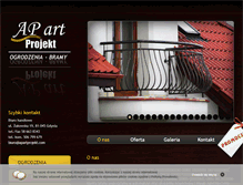 Tablet Screenshot of apartprojekt.com